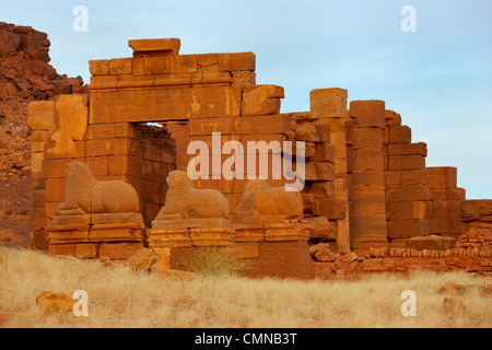 Temple of Amun, Naqa, Northern Sudan, Africa Stock Photo