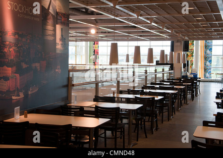 The corner of restaurant Stock Photo