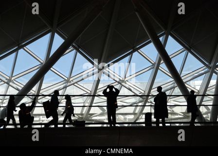 King’s Cross Railway Station new western concourse ( departures ), London, England Stock Photo