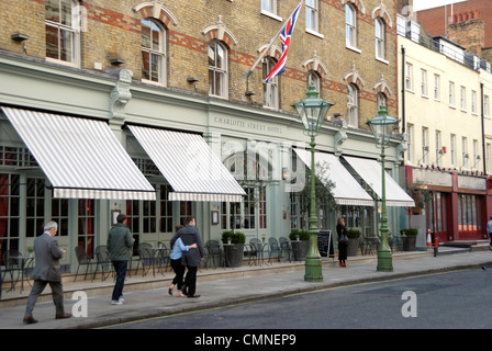 Charlotte Street Hotel, Fitzrovia, London, UK Stock Photo