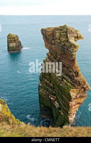 Sea stacks off Duncansby Head, Caithness, Scotland, UK Stock Photo