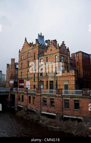 Royal Exchange Buildings, Lady's Bridge, Sheffield South Yorkshire England Stock Photo