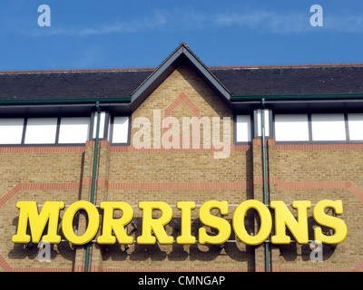 united kingdom west london acton morrisons supermarket in crown street Stock Photo