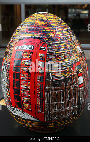 A decorated Faberge Egg in London, England. Stock Photo