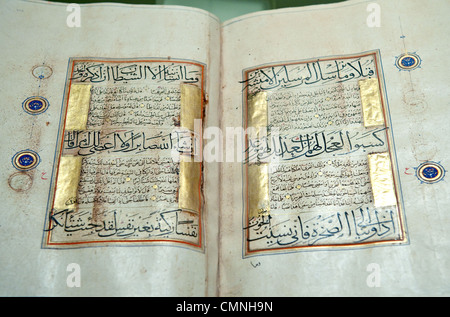 Asia Saudi Arabia  Riyadh The National museum Quran Stock Photo