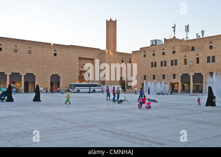 Asia Saudi Arabia Riyadh,the square root of the district Al Bathaa Stock Photo