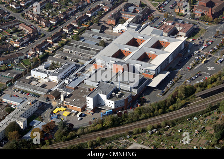 aerial view of Hereford County Hospital Stock Photo