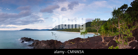 Twilight view along Noah Beach. Daintree National Park, Queensland, Australia Stock Photo