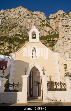 Our Lady of Sorrows, Catalan Bay, Rock of Gibraltar, Stock Photo