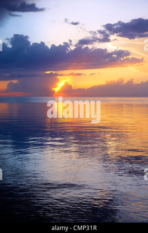 Picture of Sunset over Lake Van, Turkey . Stock Photo