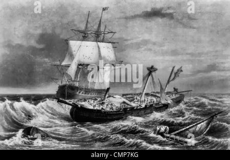 USS Constitution v HMS Guerriere Stock Photo: 134801141 - Alamy