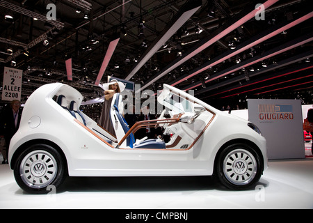 Giugiard VW UP at the Geneva Motor Show 2012 Stock Photo