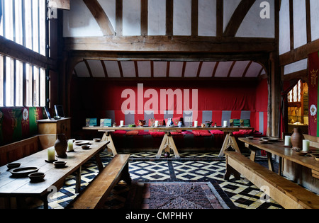 Inside the Barley Hall in York, UK Stock Photo