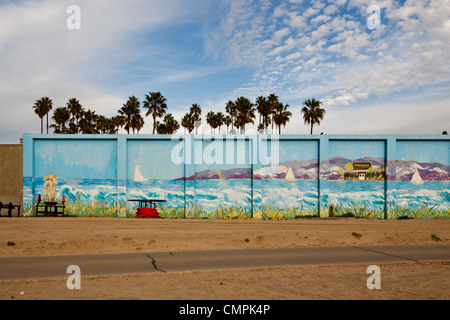Dockweiler Beach State Park, Los Angeles County, California, United States of America Stock Photo