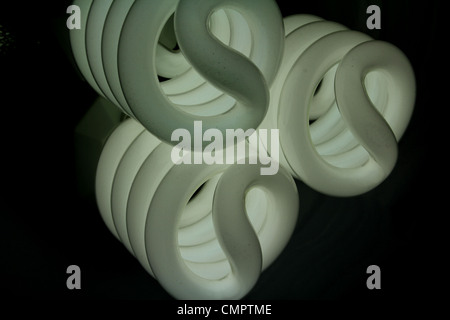 Compact fluorescent lamp or a CFL Stock Photo