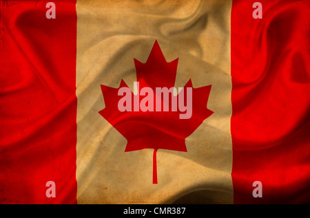 Canada waving flag Stock Photo