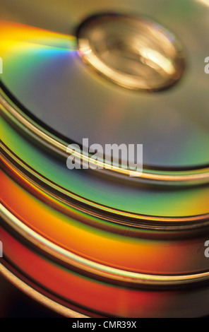 stack of discs Stock Photo