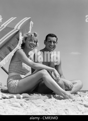 people, nude, naked woman on the beach, 1950s, 50s, eroticism Stock Photo -  Alamy