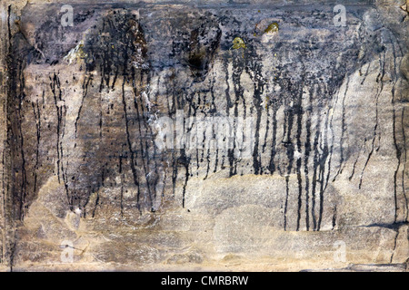 Grunge Covered Old Wall Background Texture Stock Photo