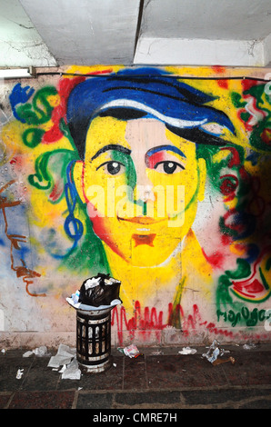 Portrait of smiling man in an underpass Stock Photo - Alamy