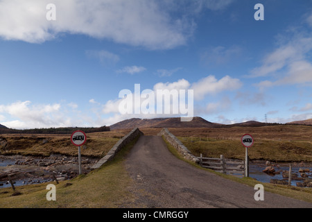 General Wade's bridge and the river Spey at Garva in the Scottish highlands Stock Photo