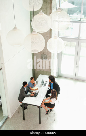 Business people working together in office Stock Photo