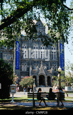 2000s HEALY HALL GEORGETOWN UNIVERSITY WASHINGTON DC USA Stock Photo