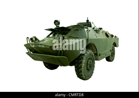 A cut out of Russian, Soviet BRDM-2 Scout Car Stock Photo