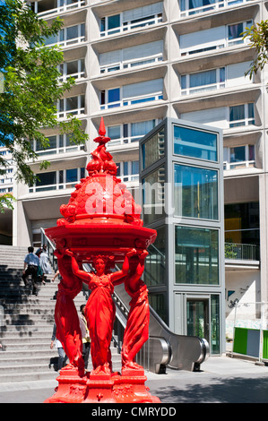 Olympiades Architecture, the Parisian Chinatown, Paris, France. Stock Photo