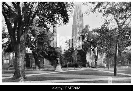 1924 Harkness Memorial Quadrangle Yale University New Haven Connecticut Stock Photo