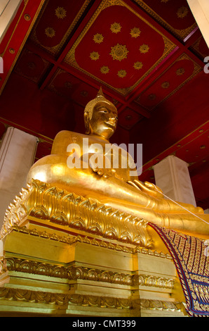 Thailand, Ayutthaya. Phra Mongkonbophit, seated gold Buddha circa 1538. UNESCO Stock Photo