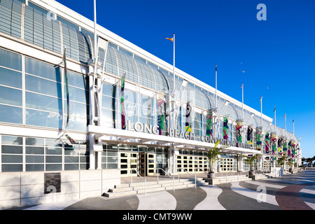 Long Beach Convention Center. Long Beach Convention and Entertainment Center, main entrance, exterior, daytime sunny. Stock Photo