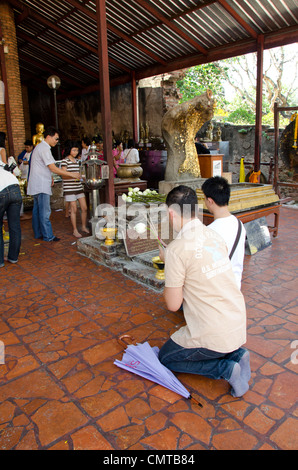 Thailand, Ayutthaya. Wat Phra Chao Phya-thai (aka Wat Yi Chai-mongkol). Thailand, Ayutthaya. Wat Phra Chao Phya-thai (aka Wat Yi Chai-mongkol).