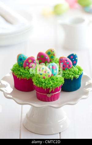 Easter cupcakes Stock Photo