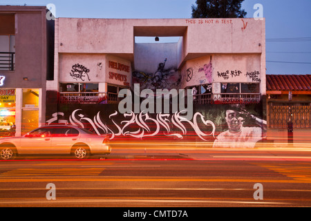 Street Art, Melrose Avenue, West Hollywood, Los Angeles, California, USA Stock Photo