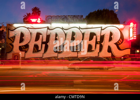 Street Art, Melrose Avenue, West Hiollywood, Los Angeles, California, USA Stock Photo