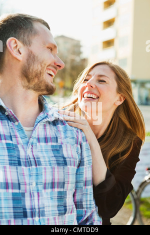 Couple having fun Stock Photo