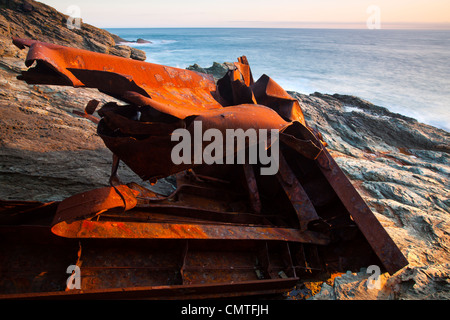 Prawl Point Wreck Rusting Remains of the wreck