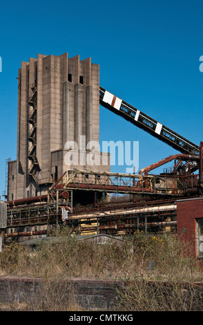 Old derelict coke works in south Wales - closed in 2002 - and now ...