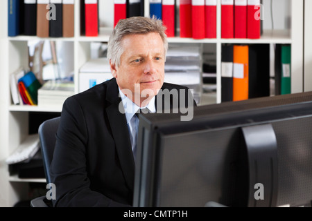 businessman working in office Stock Photo