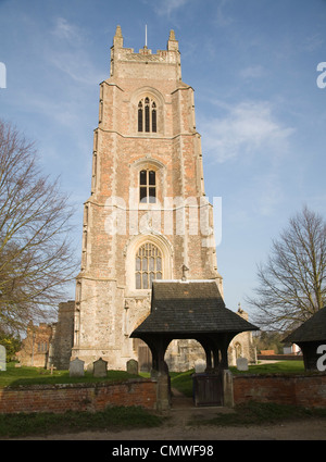 Parish church Saint Mary Stoke by Nayland, Suffolk, England Stock Photo