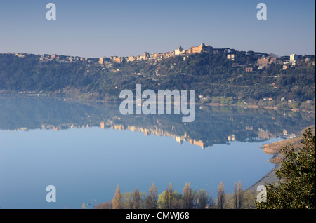 Italy, Lazio, Albano lake, Castel Gandolfo Stock Photo