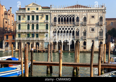 Ca d'Oro, Grand Canal, Venice, Veneto, Italy Stock Photo