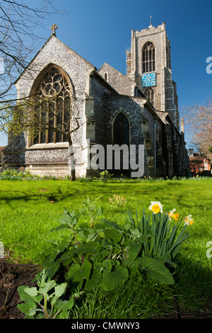 The Church of St Giles On The Hill, Norwich, England, UK Stock Photo