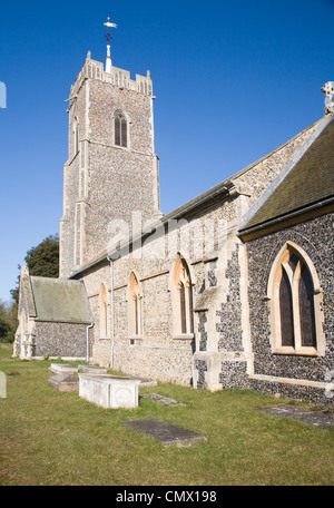 Parish church Saint John the Baptist, Campsea Ashe, Suffolk, England Stock Photo