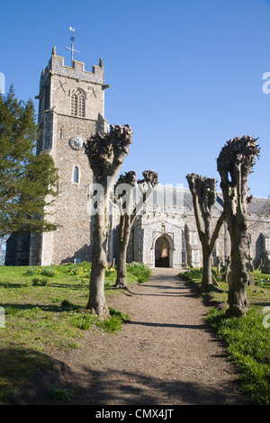 Parish church of St Mary and St Peter, Kelsale, Suffolk, England Stock Photo