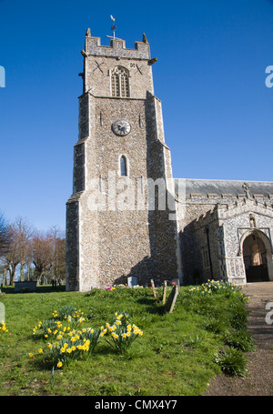 Parish church of St Mary and St Peter, Kelsale, Suffolk, England Stock Photo