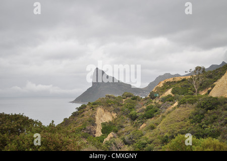 capetown coastline scene with atlantic ocean Stock Photo