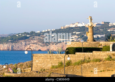 Landscape view of a beautiful coast in south of Italy