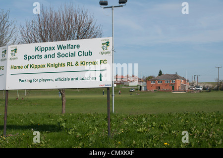 Kippax welfare sports ground Stock Photo